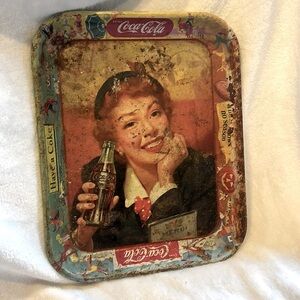 Coca Cola vintage tray sign